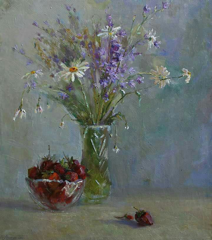 آموزش نقاشی رنگ روغن